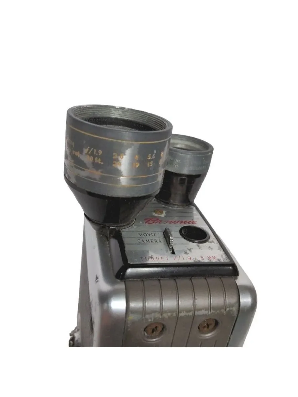 Vintage Kodak Brownie Turret 3 Lens 8mm Movie Camera